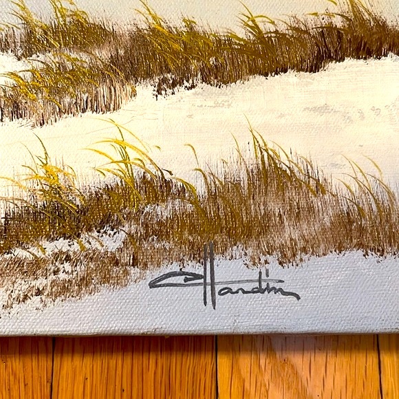 Seacoast Oil Painting on Canvas, 12x16 - Picture 3 of 13